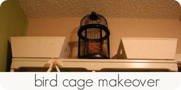 bird cage makeover