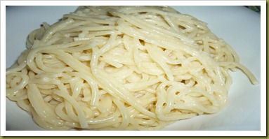 Spaghetti burro, pepe e parmigiano (2)