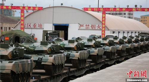 Фото подготовки и передислокации китайских войск к месту учений под Челябинском