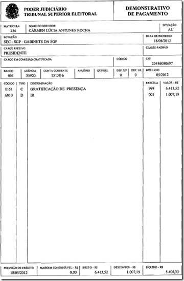 contra cheque