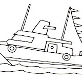 CRUISE SHIP COLORING PAGES