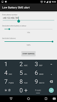 Low battery SMS alert APK Ekran Görüntüsü Küçük Resim #2