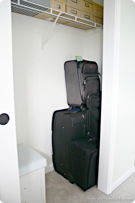 storing luggage
