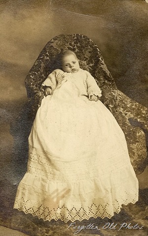 Baby in long gown DL