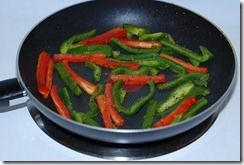 Fry veggies for 2 - 3 minutes