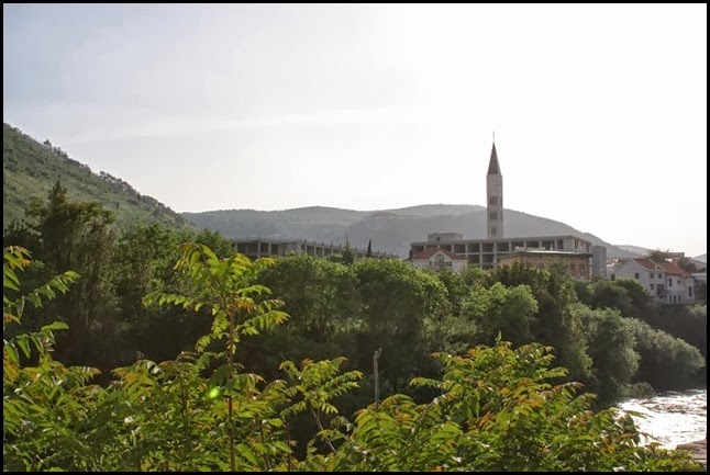 View from Koski Mehmet Pasha Mosque Mostar
