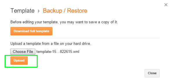 Sao lưu (Backup) và khôi phục (Restore) giao diện Blogger Sao lưu (Backup) và khôi phục (Restore) giao diện Blogger