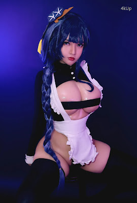 Coser@Potato Godzilla Maid Raiden Shogun