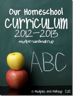 Homeschool Curriculum 2012-13