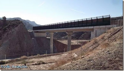 Puente sobre el AVE - Aspe