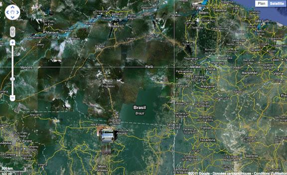 Colider au nord du Mato Grosso, au sud-est d'Alta Fioresta