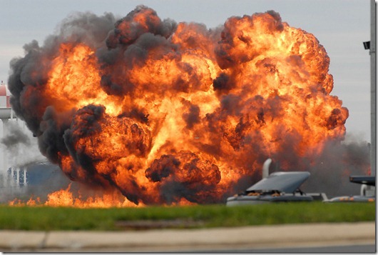 Air Show Crashes Fireball