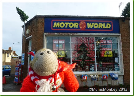 Bilbrook Motorworld window Christmas 2013