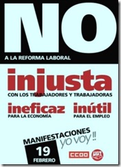 Espanha contra a Reforma Laboral.Fev.2012