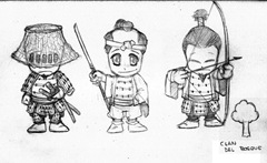 Diseños para los Samukokes del Clan del Bosque