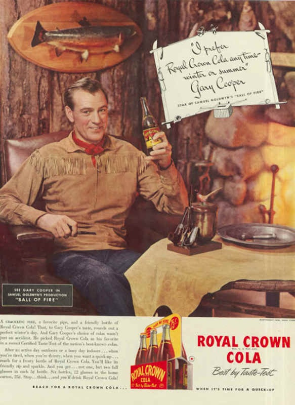 Royal Crown Cola Gary Cooper