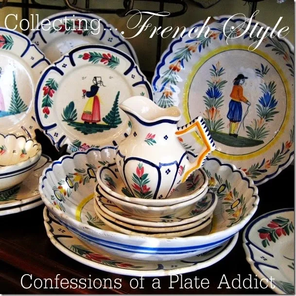 CONFESSIONS OF A PLATE ADDICT Collecting...Country French Style