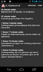 SL Biljettkontroll Screenshots 2