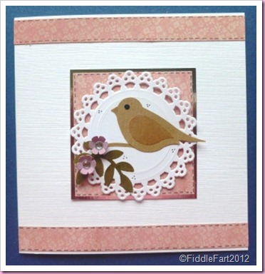 Bird Card Martha Stewart tags