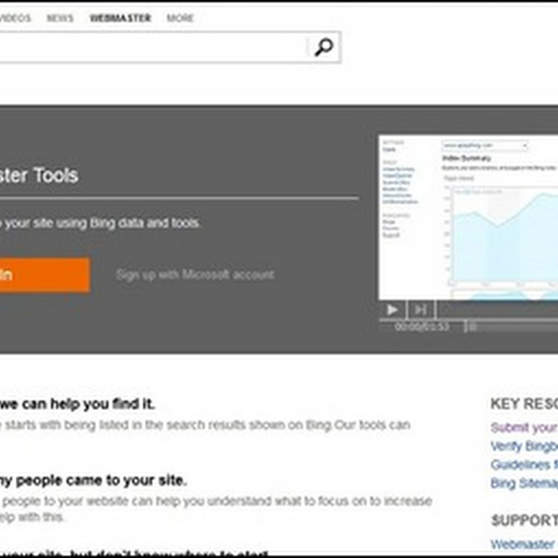 เทคนิคการ submit sitemap กับ bing ให้ Blogger ติดอันดับ