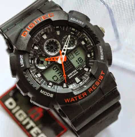 Jual jam tangan Digitec DG2011T black orange Jual jam tangan Digitec,Harga jam tangan Digitec, jam Digitec,
