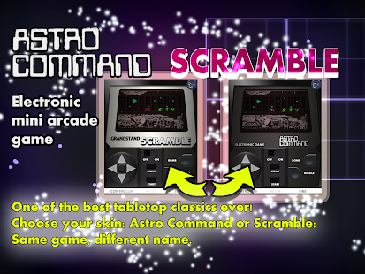 Astro Command Scramble retro