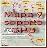 Mapa y soporte GPS - Necrópolis de La Torraza - Valtierra