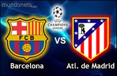 Atlético Madsrid  vs Barcelona, Champions League