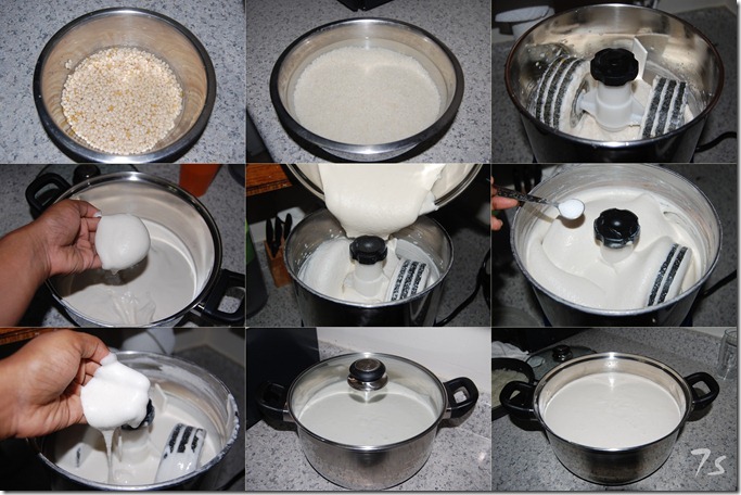 Idly flour process