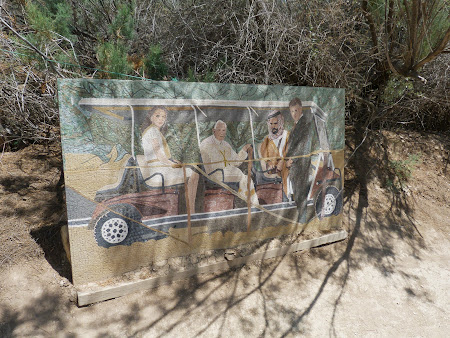 Locul botezului lui Isus Hristos:  Papa si familia regala a Iordaniei