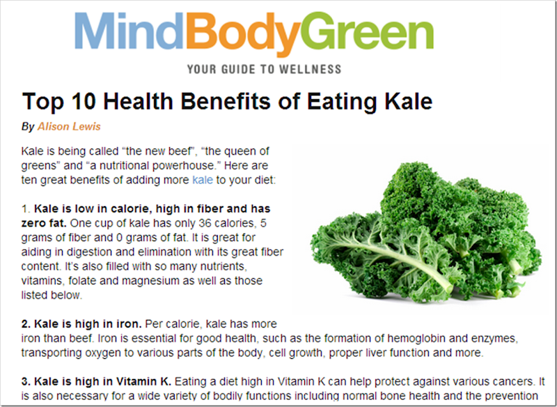 mind body green top 10 benefits of eating kale