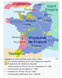 Mapa de fRANÇA 1356-1566