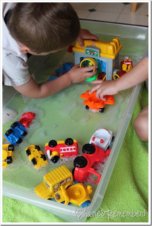 preschool sensory water play