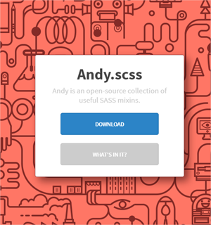Andy.scss, colección de mixins para agilizar CSS