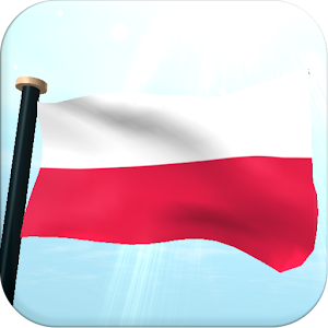 Poland Flag 3D Live Wallpaper