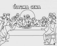 ultima cena jesus colorear (3)
