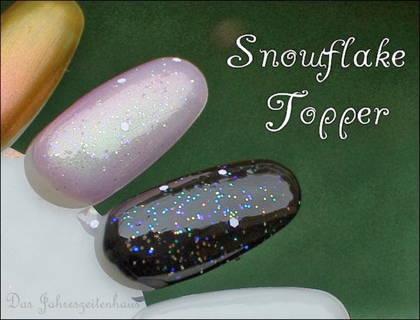 Essence Happy Holidays Snowflake Topper Let it Snow Swatches