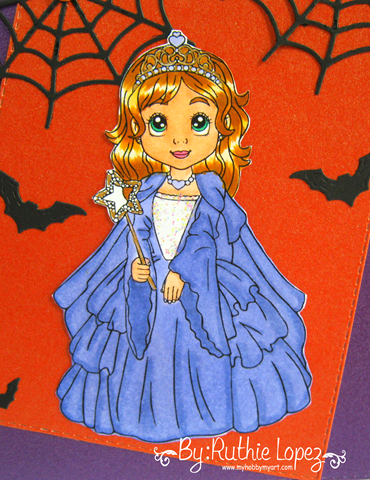 Inky Impressions - Princess Lili - Ruthie Lopez - Halloween Card 2
