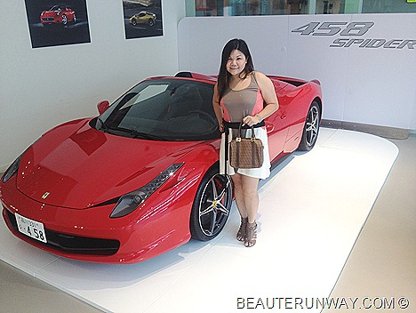 Ferrari 458 Spider Sportscar V8s F1 Singapore Luxury Car Italy retractable hard top Ital Auto Motorshow room 30 leng kee rd