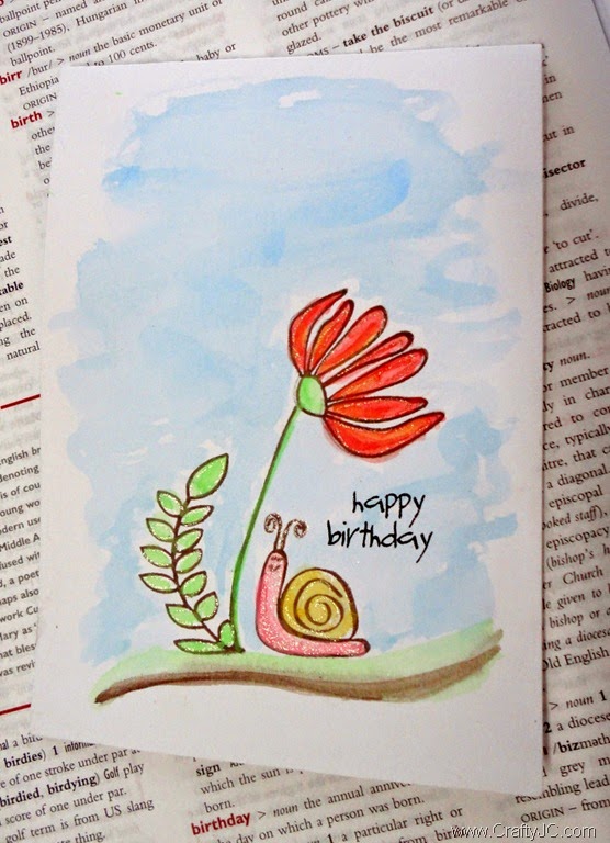 Happy Birthday with PTI Springtime Doodle