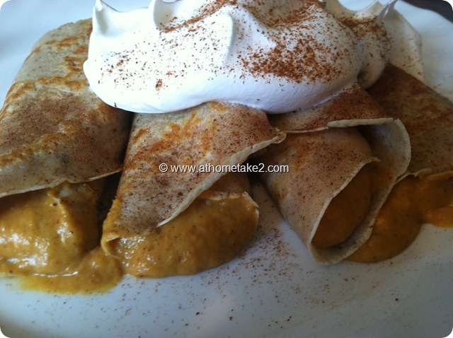 Pumpkin Pie Crepes