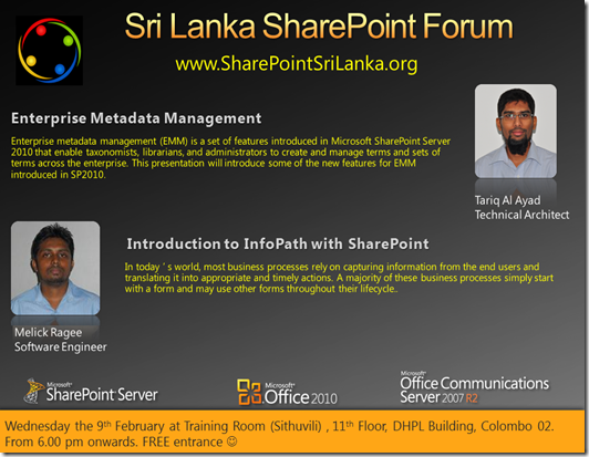 sharepoint forum - 9th february