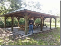 Covered picnic area