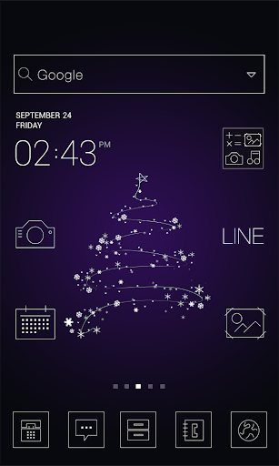 Magic Twinkle Tree dodol theme