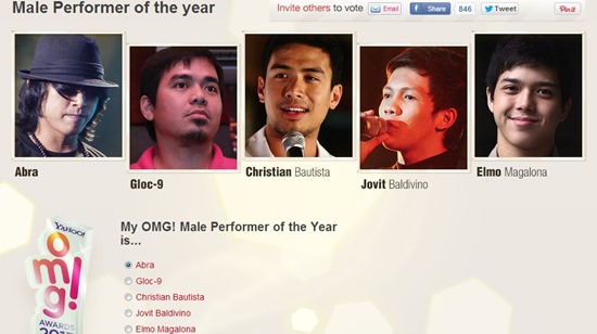 male performer of the year