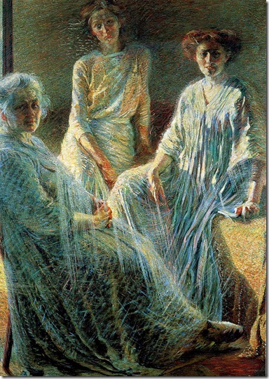 Umberto Boccioni -tres mujeres (1909-1910)