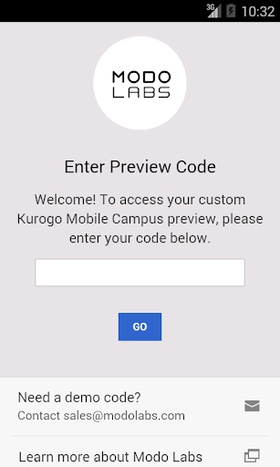 Kurogo Mobile Campus Preview