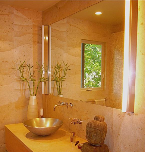 Asian-Inspired Bathroom Makeovers
