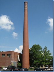 4258 Indiana - Goshen, IN - Lincoln Highway (Chicago Ave) - 150' tall smokestack at The Old Bag Factory