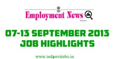 Employment News Paper 7th-13th September 2013